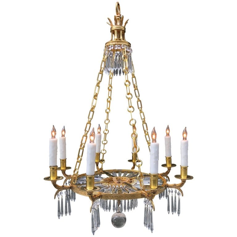 Early 20th Century New York Caldwell Regency Chandelier