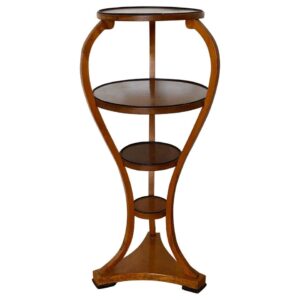 Viennese Biedermeier Étagère / Round Collection Display Table