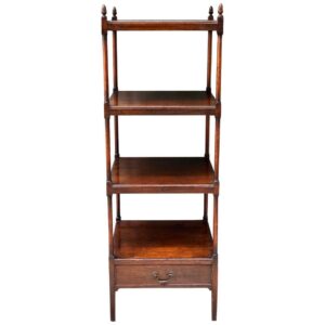English Regency Mahogany Library Stand / Étagère, Early 19th Century