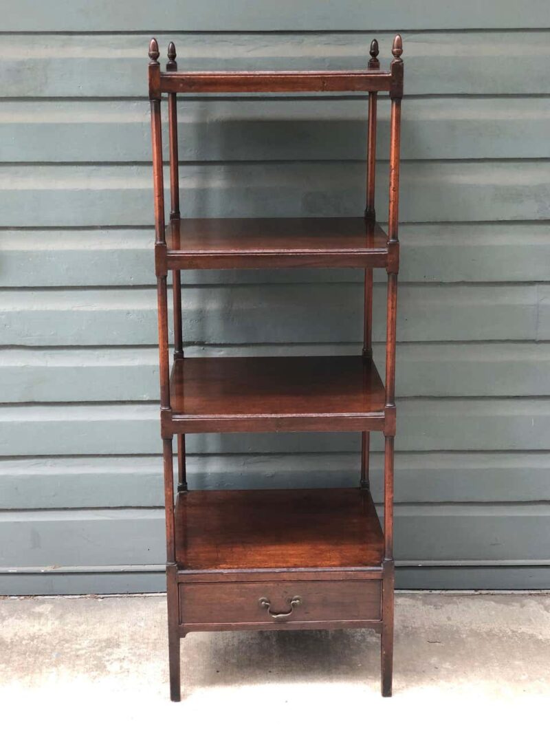 English Regency Mahogany Library Stand / Étagère, Early 19th Century - Image 9