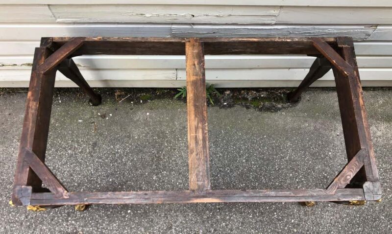 Malahide Castle George II Irish Marble-Top and Mahogany Console / Slab Table - Image 9