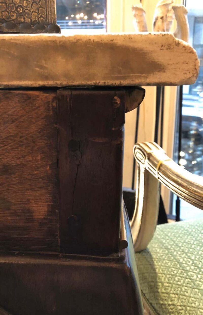 Malahide Castle George II Irish Marble-Top and Mahogany Console / Slab Table - Image 10