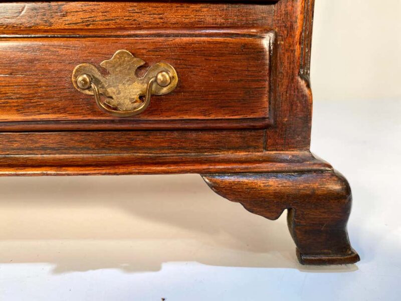 Jamaican 20th Century Miniature Mahogany Chippendale Chest on Chest - Image 5