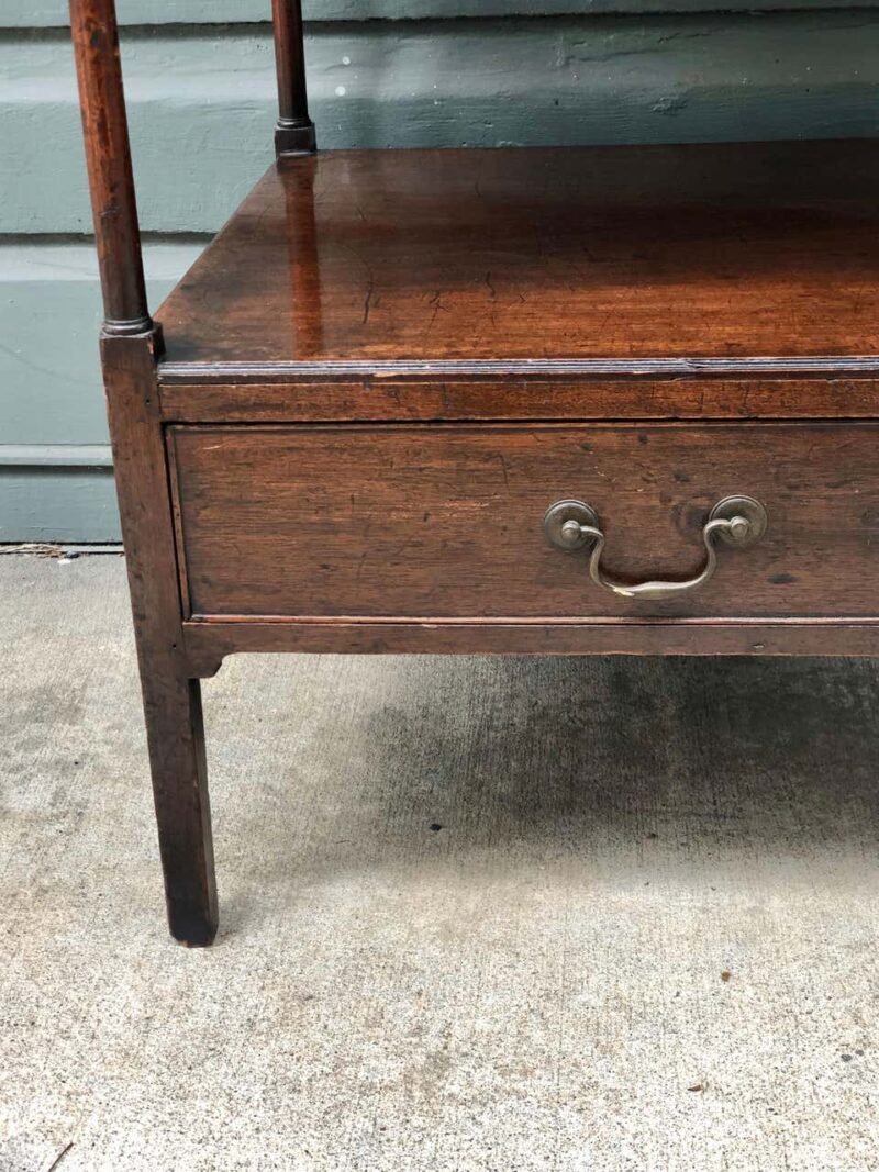 English Regency Mahogany Library Stand / Étagère, Early 19th Century - Image 7