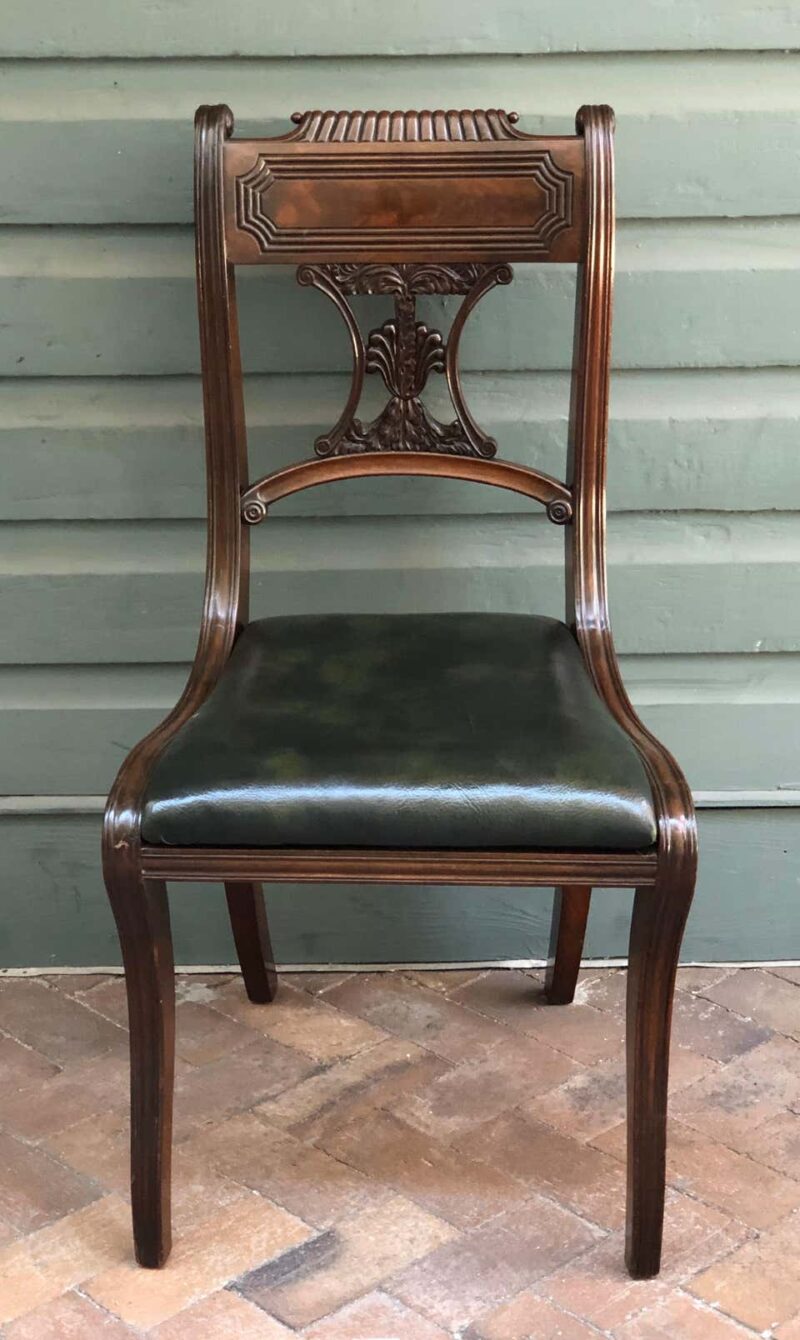 Important Set of Eight Regency Period Mahogany Dining Chairs, Early 19th Century - Image 6