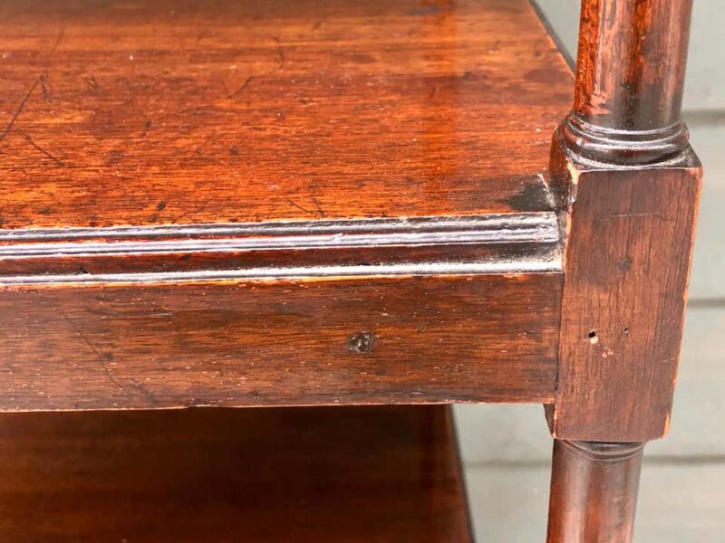 English Regency Mahogany Library Stand / Étagère, Early 19th Century - Image 8