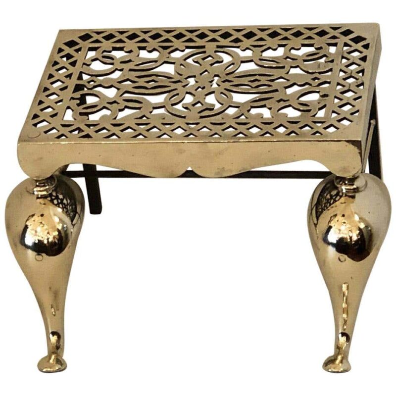 19th Century Brass Trivet/Footman