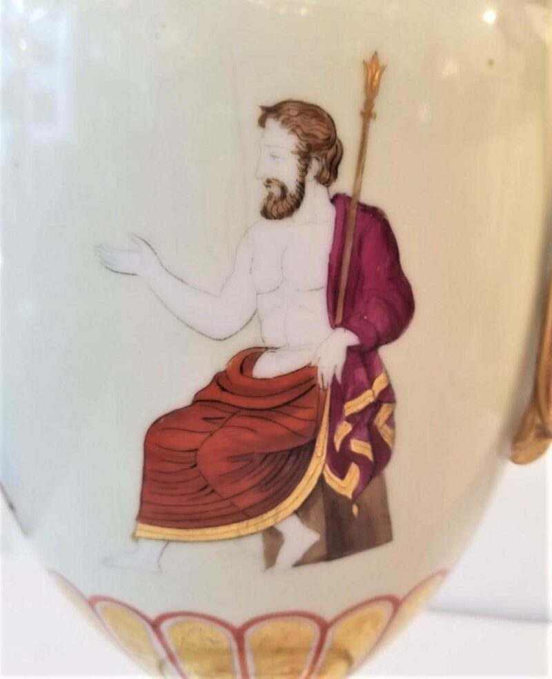 19th Century English Regency Grecian Style Urns Converted to Lamps - Image 11