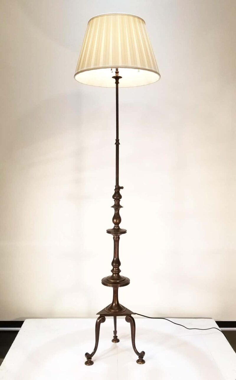 Early 20th Century Sterling Bronze Company Adjustable Floor Lamp - Image 2