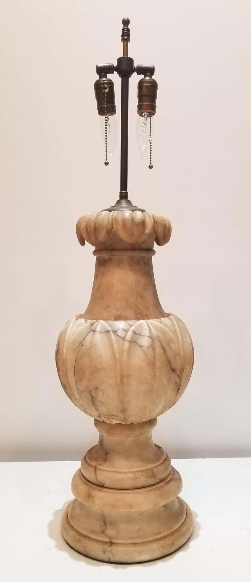 19th Century Carved Marble Urn, Mounted as a Lamp - Image 2