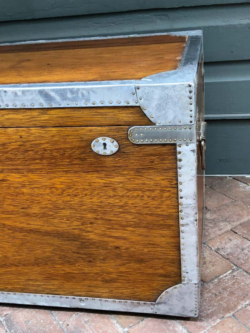 Late 19th Century China Trade Sea Captain's Chest - Image 2