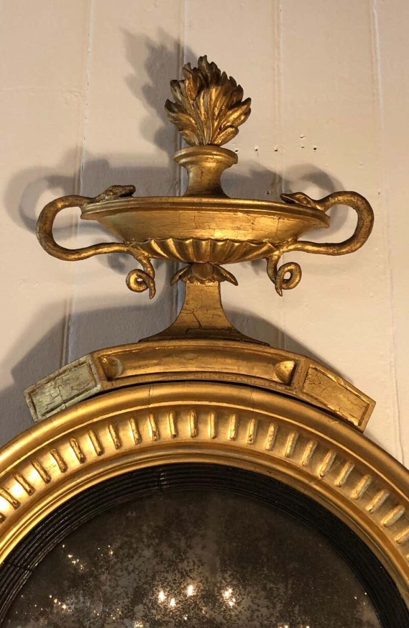 19th Century Period Regency Girandole Mirror Labeled John Hay & Son - Image 2