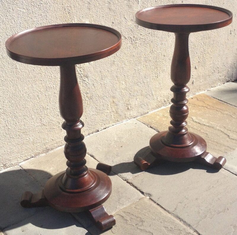 Pair of Early 19th Century Jamaican Regency Mahogany Occasional Tables - Image 5