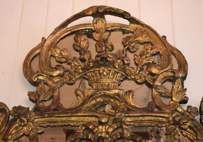 18th Century French Régence Giltwood Mirror - Image 3