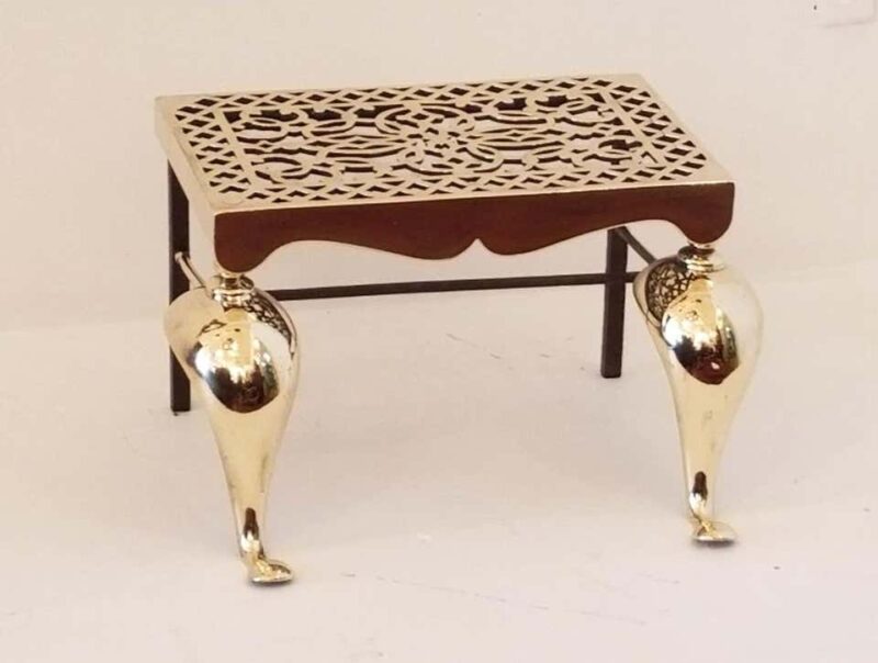19th Century Brass Trivet/Footman - Image 2