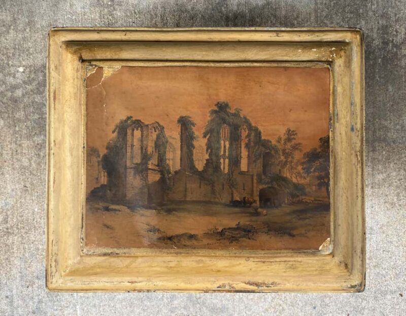 19th Century English Regency Tole Coal Hod Labeled Henry Loveridge - Image 4