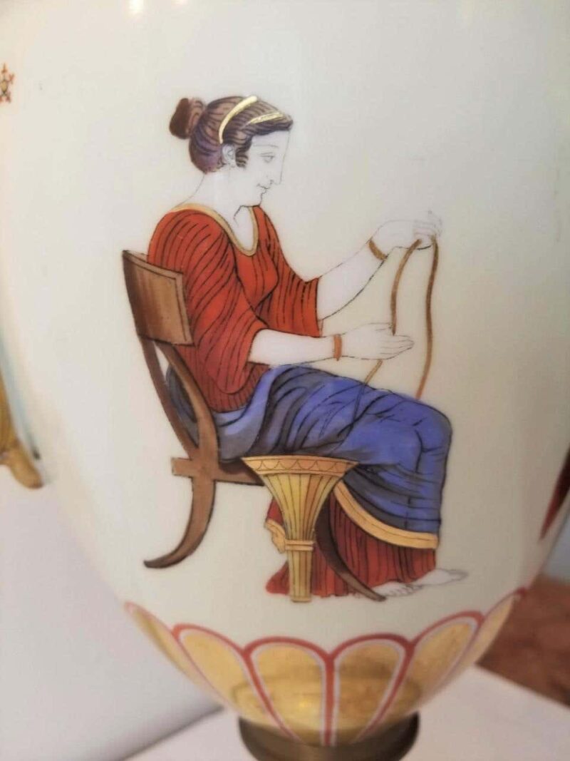 19th Century English Regency Grecian Style Urns Converted to Lamps - Image 3