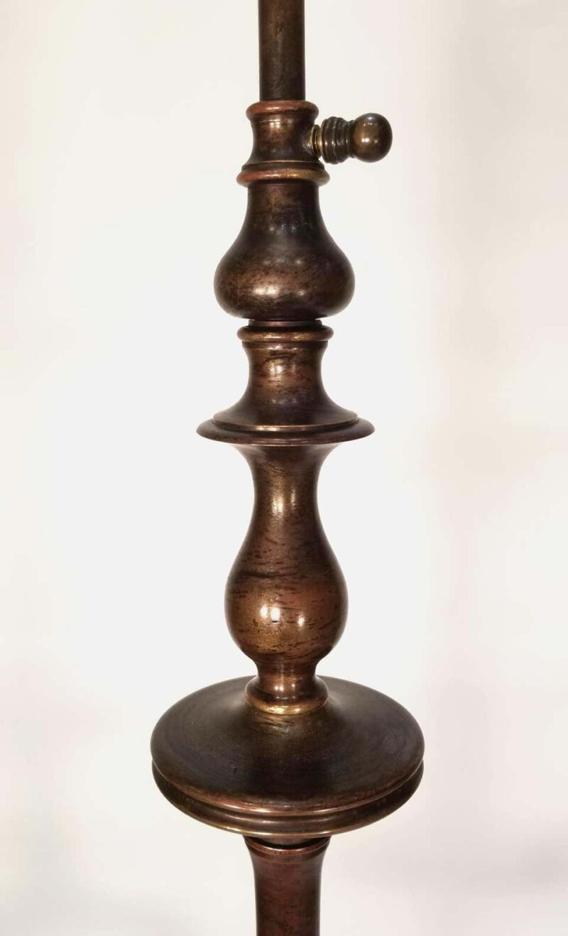 Early 20th Century Sterling Bronze Company Adjustable Floor Lamp - Image 4