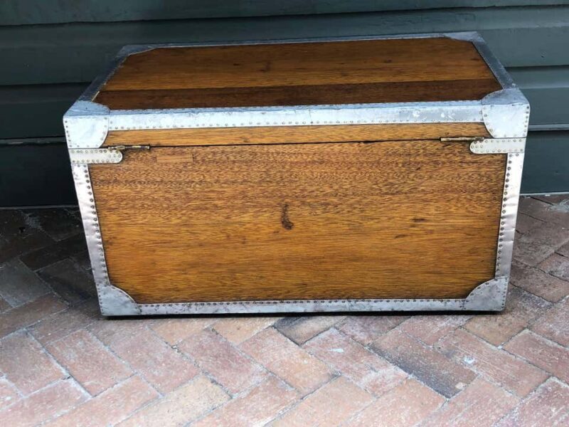 Late 19th Century China Trade Sea Captain's Chest - Image 4