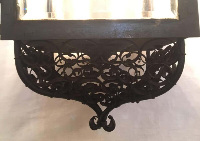 19th Century French Moroccan Iron Lantern - Image 4