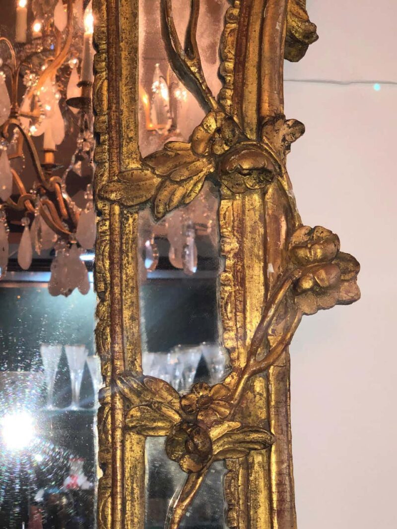 18th Century French Régence Giltwood Mirror - Image 5
