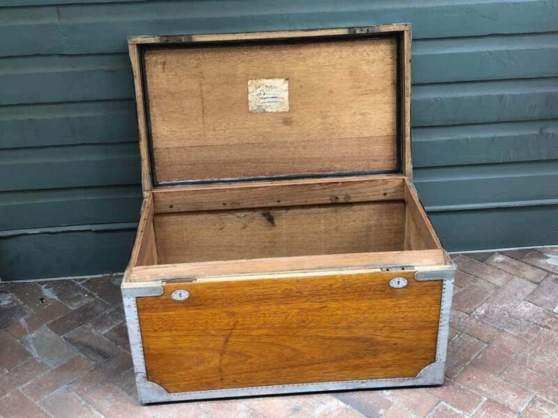 Late 19th Century China Trade Sea Captain's Chest - Image 5