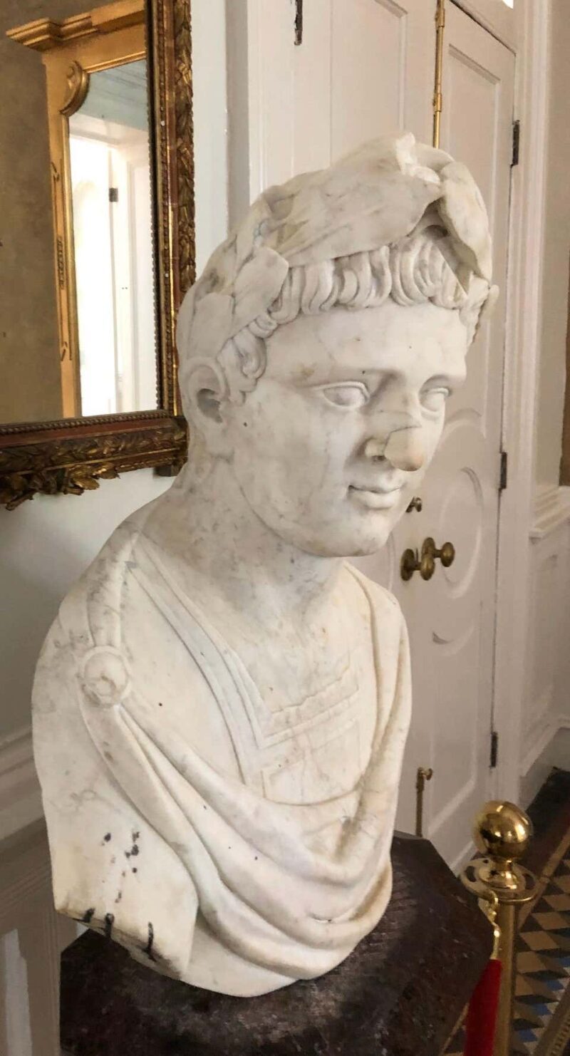 Roman Marble Bust of a Caesar, 18th Century - Image 4