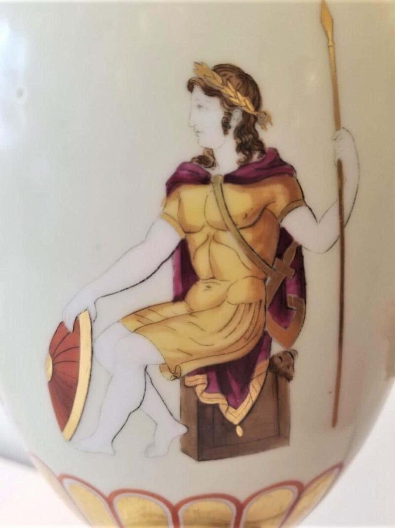 19th Century English Regency Grecian Style Urns Converted to Lamps - Image 4