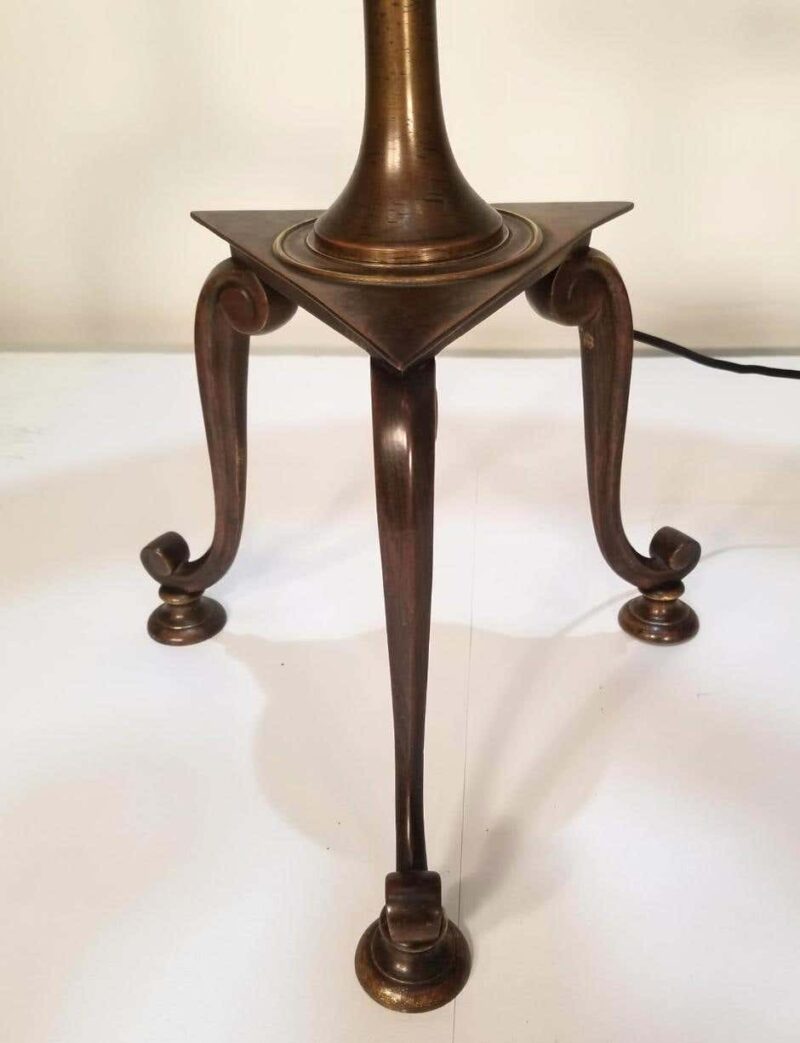 Early 20th Century Sterling Bronze Company Adjustable Floor Lamp - Image 6