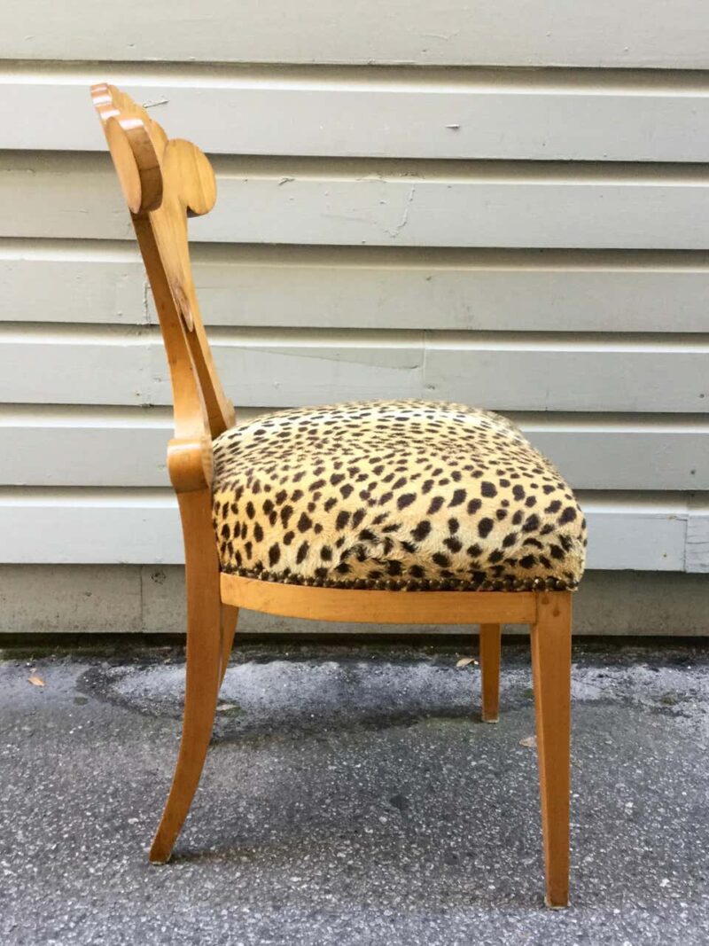Set of Four Biedermeier Viennese Chairs in the Style of Josef Danhauser - Image 5