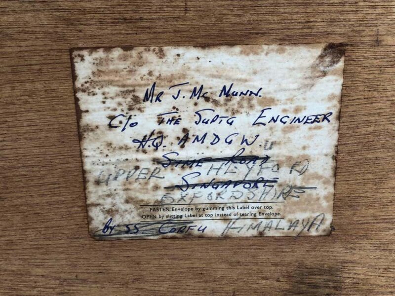 Late 19th Century China Trade Sea Captain's Chest - Image 6
