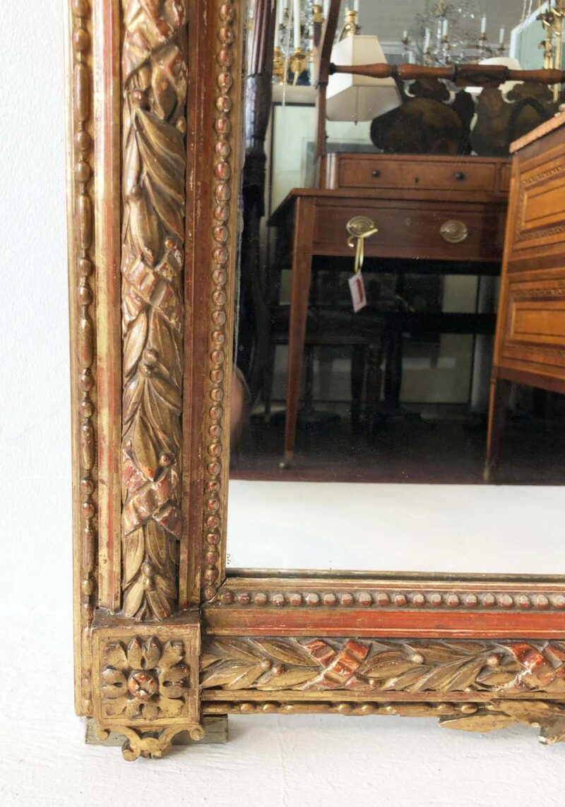 Mid-19th Century Italian Carved Giltwood Mirror - Image 6