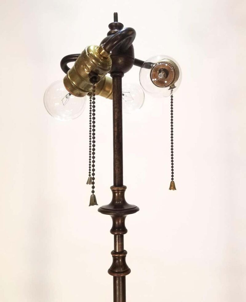 Early 20th Century Sterling Bronze Company Adjustable Floor Lamp - Image 7