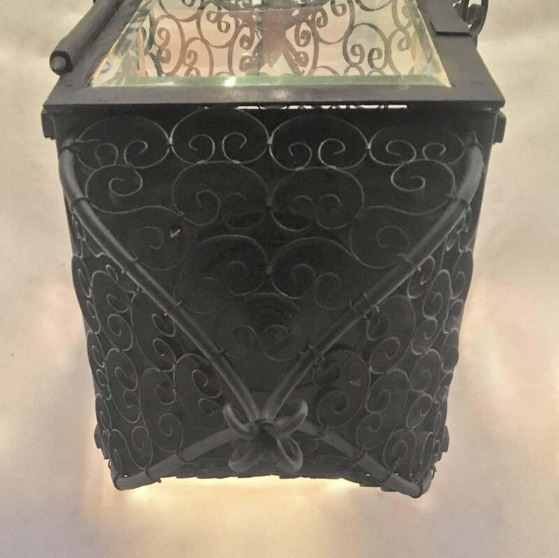 19th Century French Moroccan Iron Lantern - Image 7