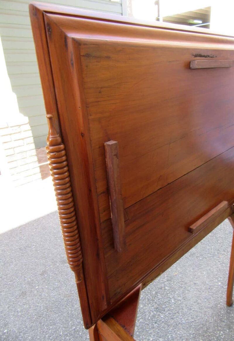 19th Century Jamaican Regency Yucca Tray Table with Exotic Specimen Compass - Image 6