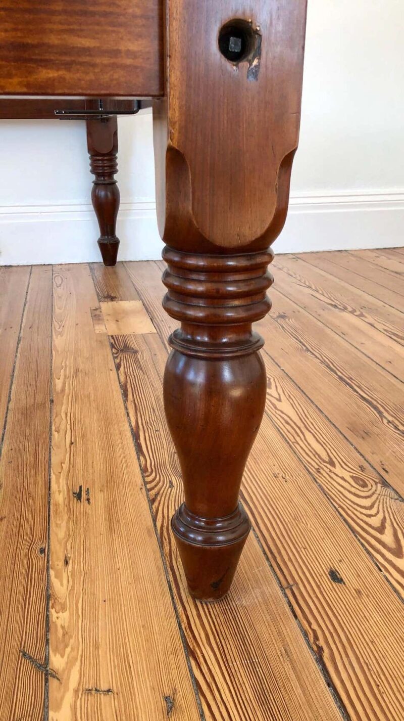 St. Croix Regency Four Poster Mahogany Queen Bed, 19th Century - Image 7