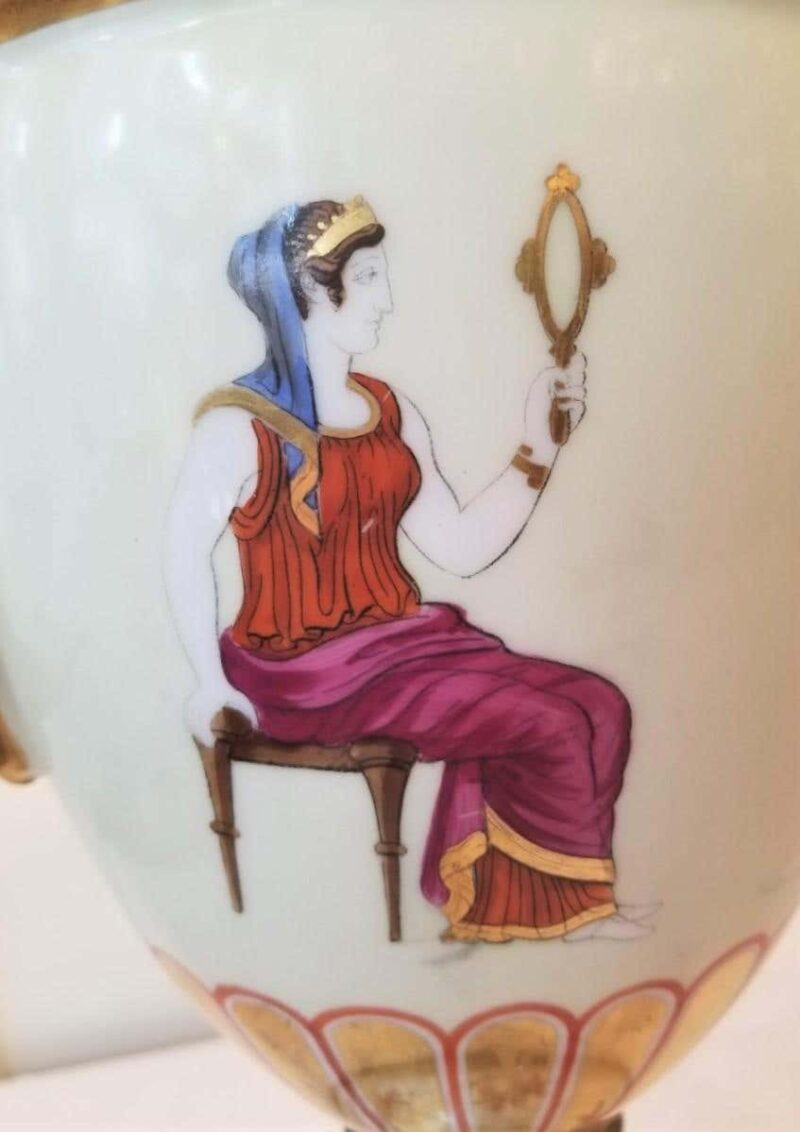 19th Century English Regency Grecian Style Urns Converted to Lamps - Image 5