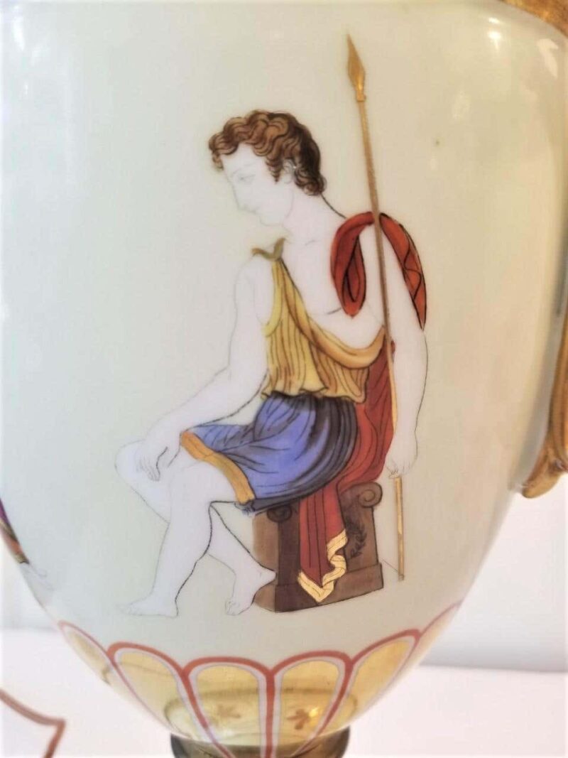 19th Century English Regency Grecian Style Urns Converted to Lamps - Image 6