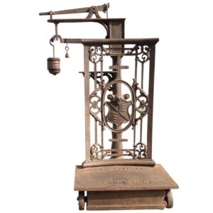 Mid-19th Century English Cast Iron Commodities Scale, Marked Birmingham