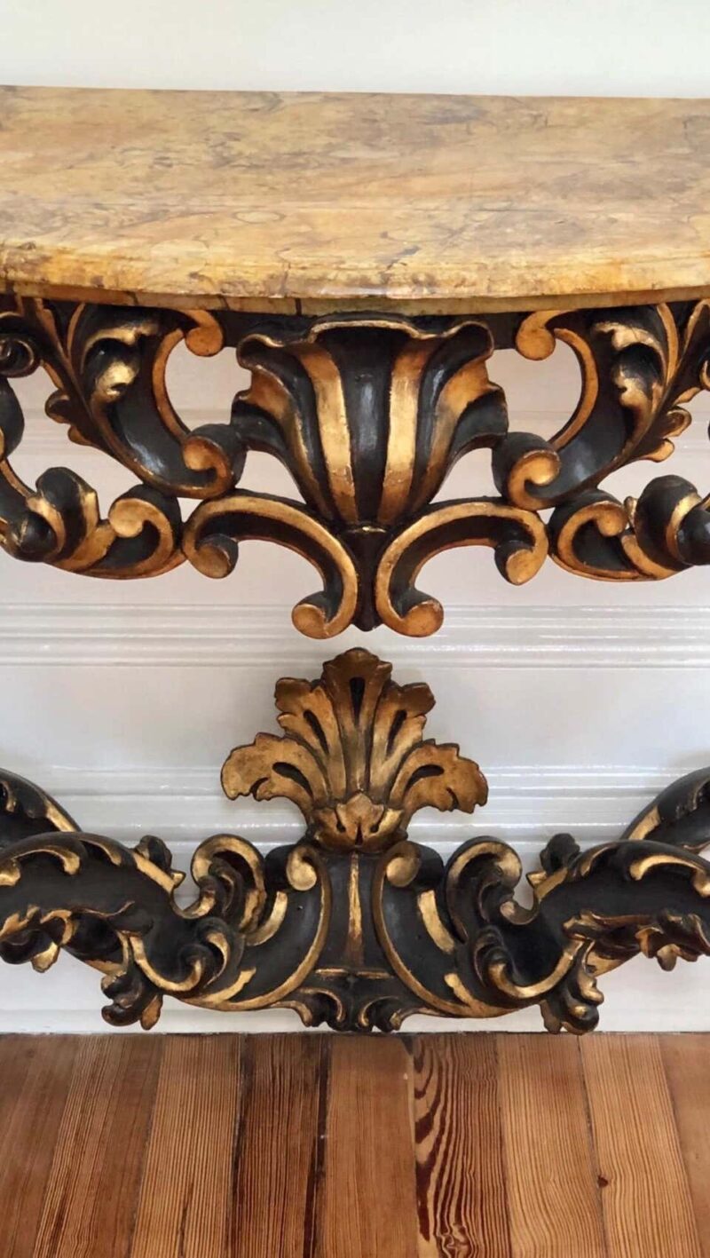 17th Century Venetian Console Table and Mirror - Image 8