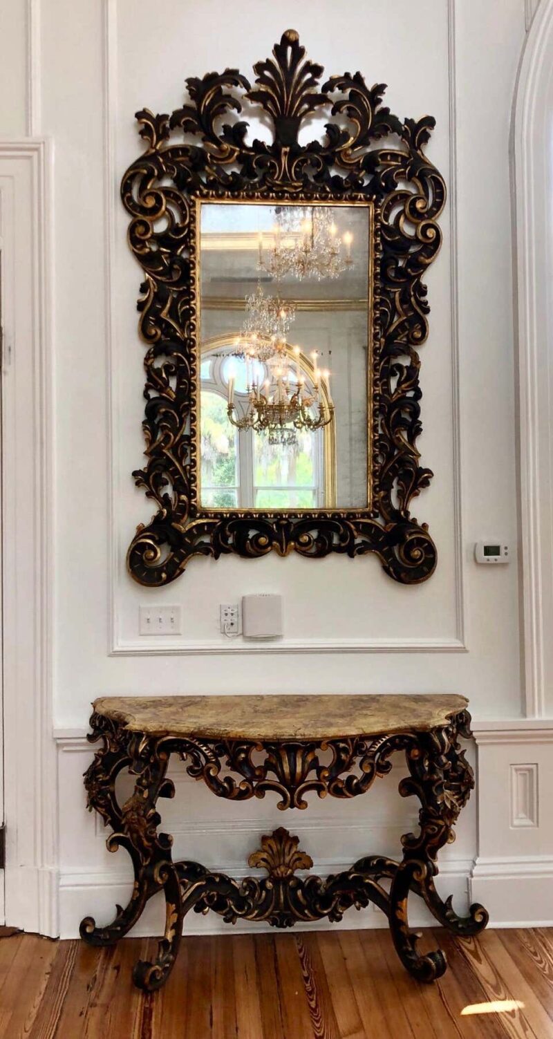 17th Century Venetian Console Table and Mirror - Image 2