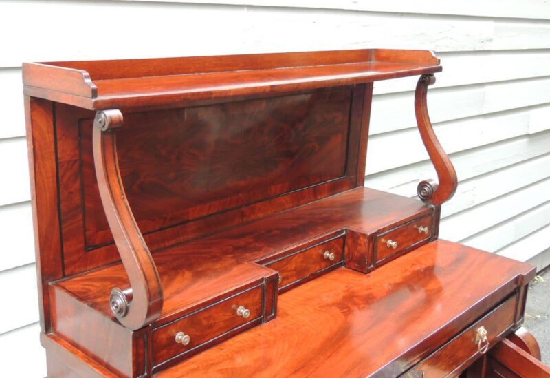 Early 19th C English Regency Mahogany Credenza - Image 4