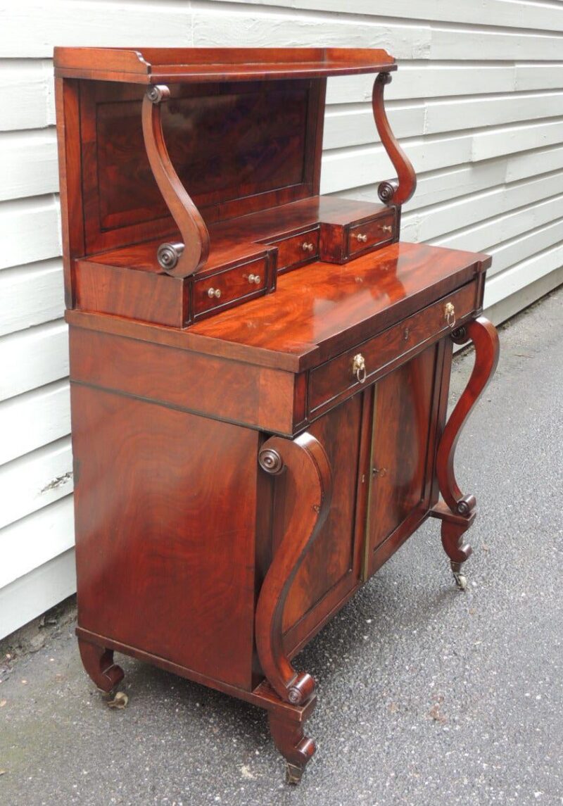 Early 19th C English Regency Mahogany Credenza - Image 6
