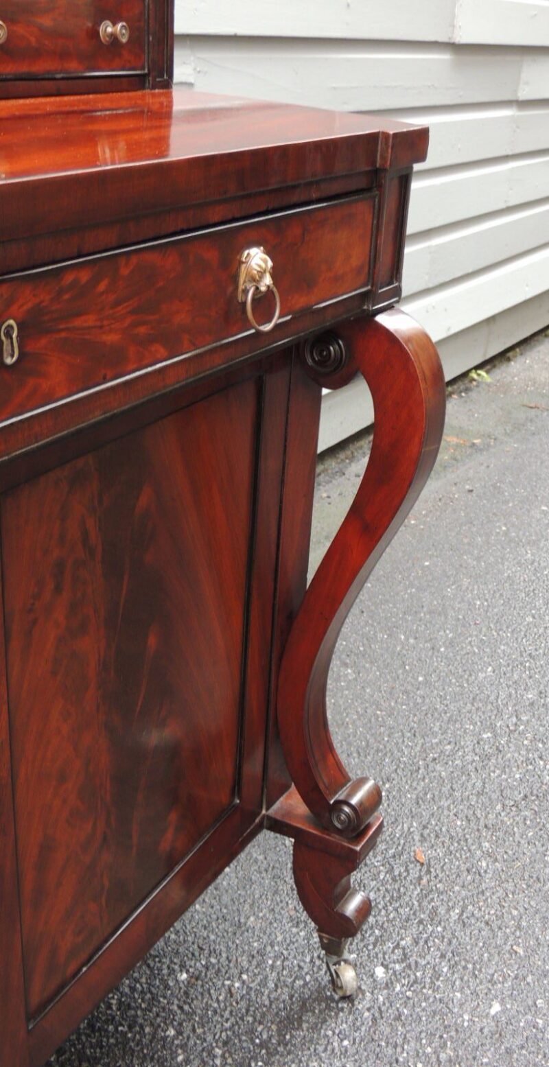 Early 19th C English Regency Mahogany Credenza - Image 8